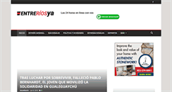 Desktop Screenshot of entreriosya.com.ar